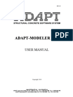 Adapt-Modeler 2010: User Manual