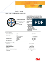 3M™ U/UTP Category 6 Cable Vol-6Aupn4 / Vol-6Auln4: Datasheet