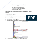 BS-130 Software Upgrading Guidance