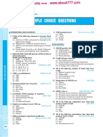 Multiple Choice Questions: (Recent Question 2013)