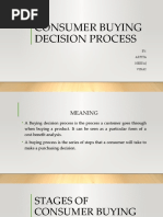 Consumer Buying Decision Process