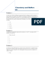 Acid Base Chemistry and Buffers Concept Test: Problem 1