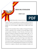 Circular Sede Del Fundador 26-07-2020