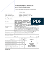 EEE355-Industrial Electronics-Course Plan