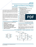 3A Ultra Low Dropout Linear Regulator: General Description Features