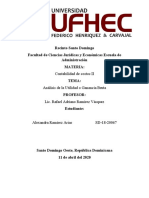 Análisis de La Utilidad o Ganancia Bruta