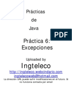 Practica - Excepciones PDF