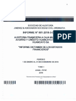 Informe Dictamen de Los Estados Financieros - Caja Huancayo 2015 PDF