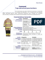 Traje Bombero Estructural Command F E