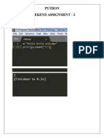 Python Weekend Assignment - 3: Question-1