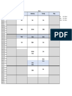 Kobi Term 2 Timetable