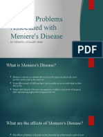 Hearing Problems Associated With Meniere's Disease: By: Atharva, Luca and Omar