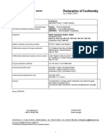 Declaration of Conformity: (Acc. To ISO/IEC 17050-1)