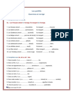 Exercice Articles Partitifs