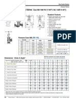 Stop-Check (Non-Return) Valves: Class 600 1480 PSI at 100°F (102.1 BAR at 38°C)