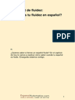 130 - Test de Fluidez Cómo Es Tu Fluidez en Español