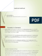 Numerical Method: Dr. Ali A. F. Al-Hamadani