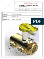 Schematic Drawing of Pig Valve (Flange End) : Vee Kay Vikram & Co. LLP