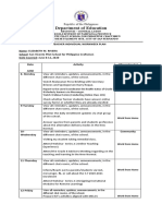 Teachers Weekly and Accomplishment Samples 2020 2