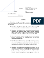 Ricardo Dalisay, XI-721 (25) MCTC CIVIL CASE NO. 1 (16) - M: Plaintiff