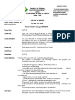 Course Outline Nurs 65