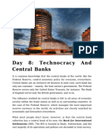 Day 8 - Technocracy and Central Banks