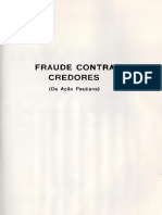 Sumário Orosimbo Nonato - Fraude Contra Credores