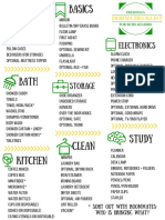 Dorm Checklist