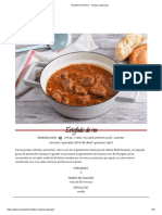 Goulash de Ternera - Recetas Austriacas