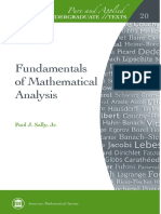 Fundamentals of Mathematical Analysis