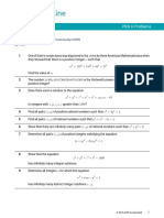 Aops Community Pen H Problems: Diophantine Equations