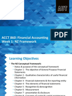 ACCT 860: Financial Accounting Week 1: NZ Framework