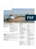 Equipment Sheet: Trailing Suction Hopper Dredger