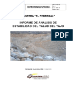 Informe Estabilidad Del Talud Del Tajo