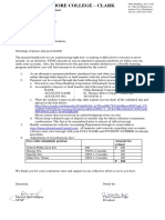 Student Memo On Payment of Dues Refund