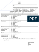 FORM I For Filing Water Cess Returns