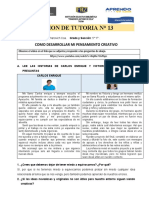 13 - Sesion de Tutoria - Tcomo Desarrollar Mi Pensamiento Creativo