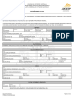 Certidao Simplificada Do NIRE - 35235460566