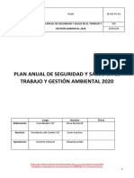 Ib-Sig-Pl-01 V04 Plan Anual de SST y Gestión Ambiental 2020