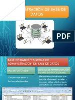 Administracion de Base de Datos