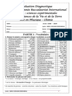 Physique Chimie 2eme Bac Evaluation Diagnostique 2