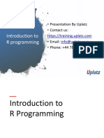 1 - Introduction To R Programming