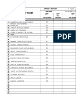 Learners' Names: Grade & Section: Teacher