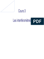 Cours 3 Interferomètres