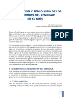 Clasificación Y Semiología de Los Trastornos Del Lenguaje en El Niño