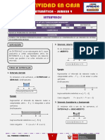 SEMANA 9 - INTERVALOS (4to MATEMÁTICA)