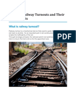 Types of Railway Turnouts and Their Components