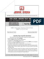 09 Test ESE 2020 ME Mains - Final - (Questions)