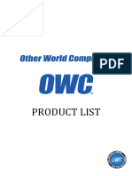 OWC Product List PDF