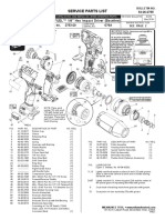 Service Parts List: M18™ FUEL™ 1/4" Hex Impact Driver (Baseline)